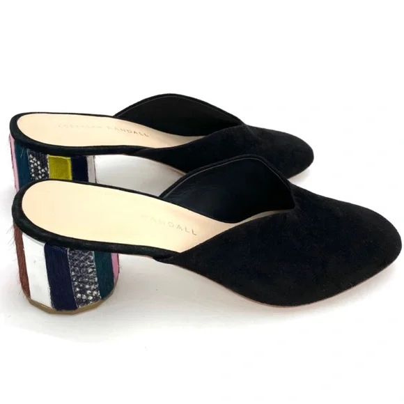 Loeffler Randall Black Mules Sleek Minimalist Design - Picture 2 of 4